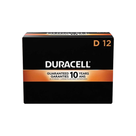 CopperTop Alkaline D Batteries, 12/Box