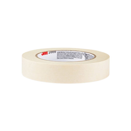Economy Masking Tape, 3" Core, 0.7" x 60.1 yds, Tan