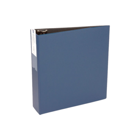 Economy View Binder with Round Rings, 3 Rings, 1" Capacity