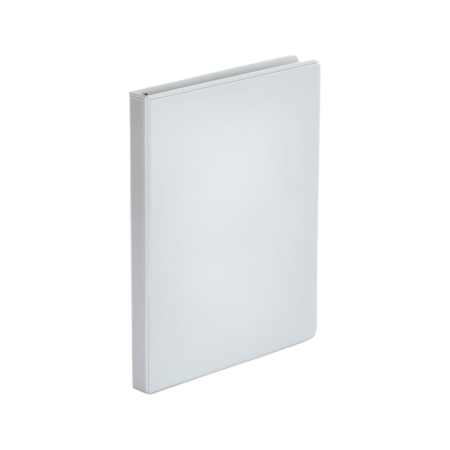 Economy Round Ring View Binder, 3 Rings, 0.5" Capacity