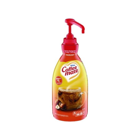 Liquid Coffee Creamer, Hazelnut, 1.5 L Pump Bottle