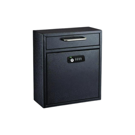 Medium Secure Drop Box Wall Mounted Locking Mail Box with Key and ?