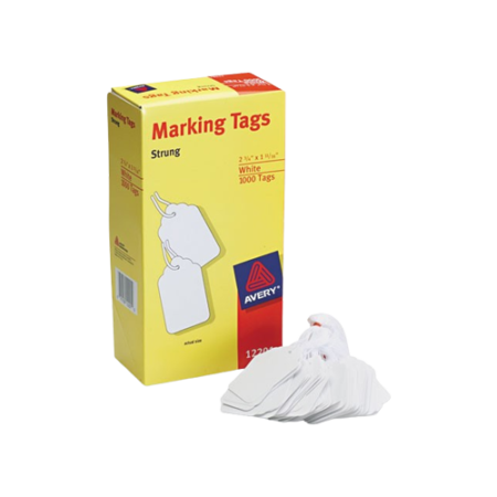 Medium-Weight White Marking Tags, 2.75 x 1.69, 1,000/Box