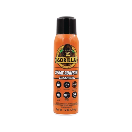 Spray Adhesive, 14 oz, Dries Clear