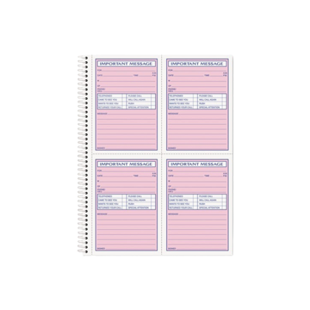Telephone Message Book with Fax/Mobile Section